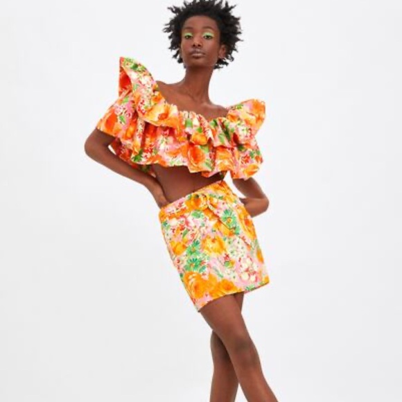 New Zara limited edition print top NWT large